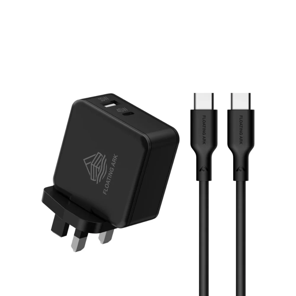 Floating Ark EneFountain  45W Wall Charger Kit with 1.8M Type-C to Type-C Data Cable