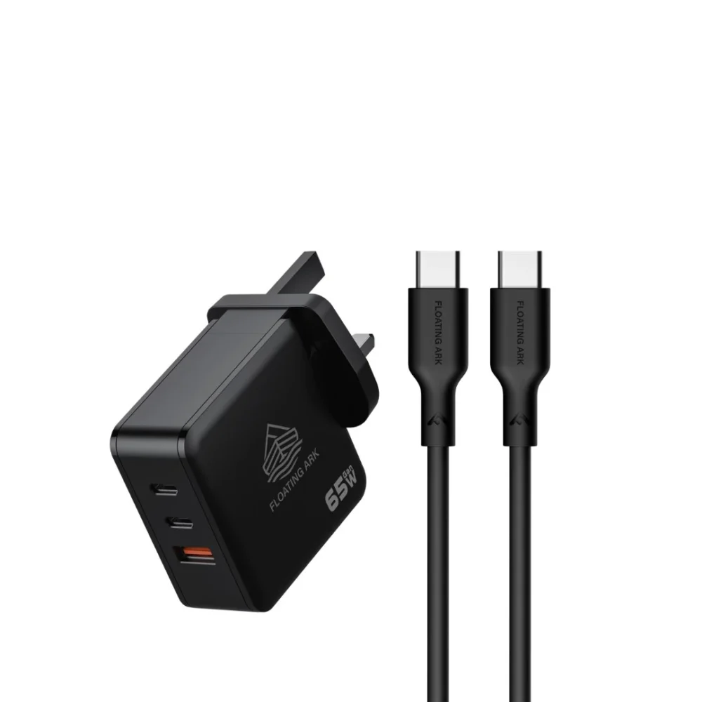 Floating Ark EneCube  65W Wall Charger Kit with 1.8M Type-C to Type-C Data Cable